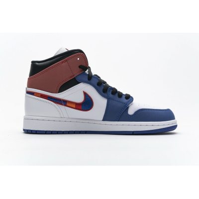 Air Jordan 1 Mid Multi-Color Swoosh 852542-146 02