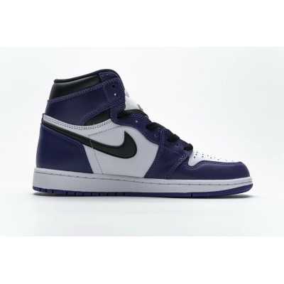 Air Jordan 1 Retro High Court Purple White 555088-500 02