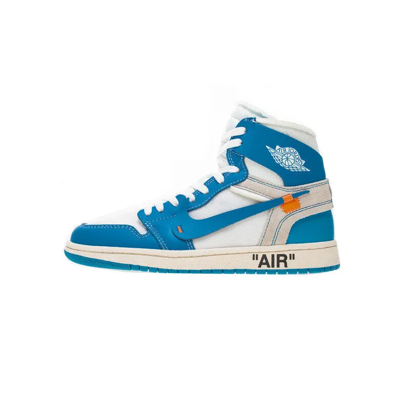 Air Jordan 1 Retro High Off White University Blue AQ0818-148