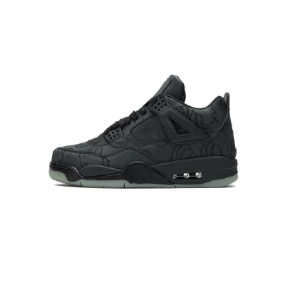 Air Jordan 4 Retro KAWS Black 930155-001 01