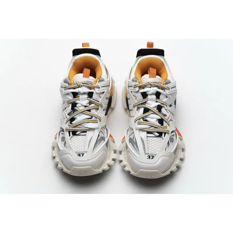 Balenciaga Track White Orange (W) 542436 W1GB7 9059