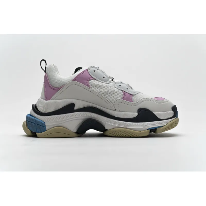 Balenciaga Triple S Blue Pink 541624 W06E2 7352