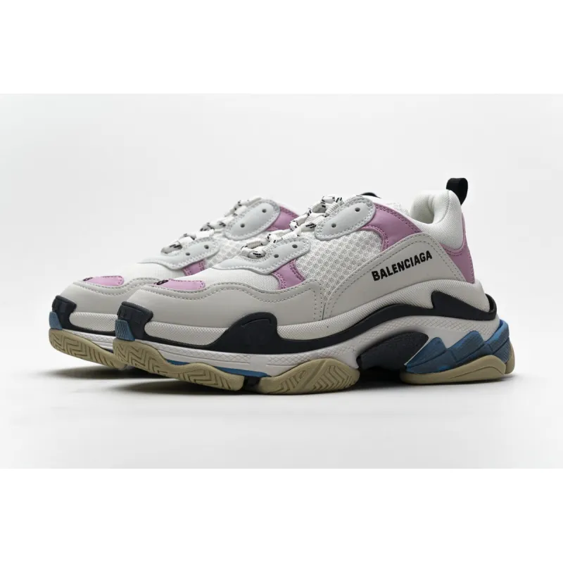 Balenciaga Triple S Blue Pink 541624 W06E2 7352
