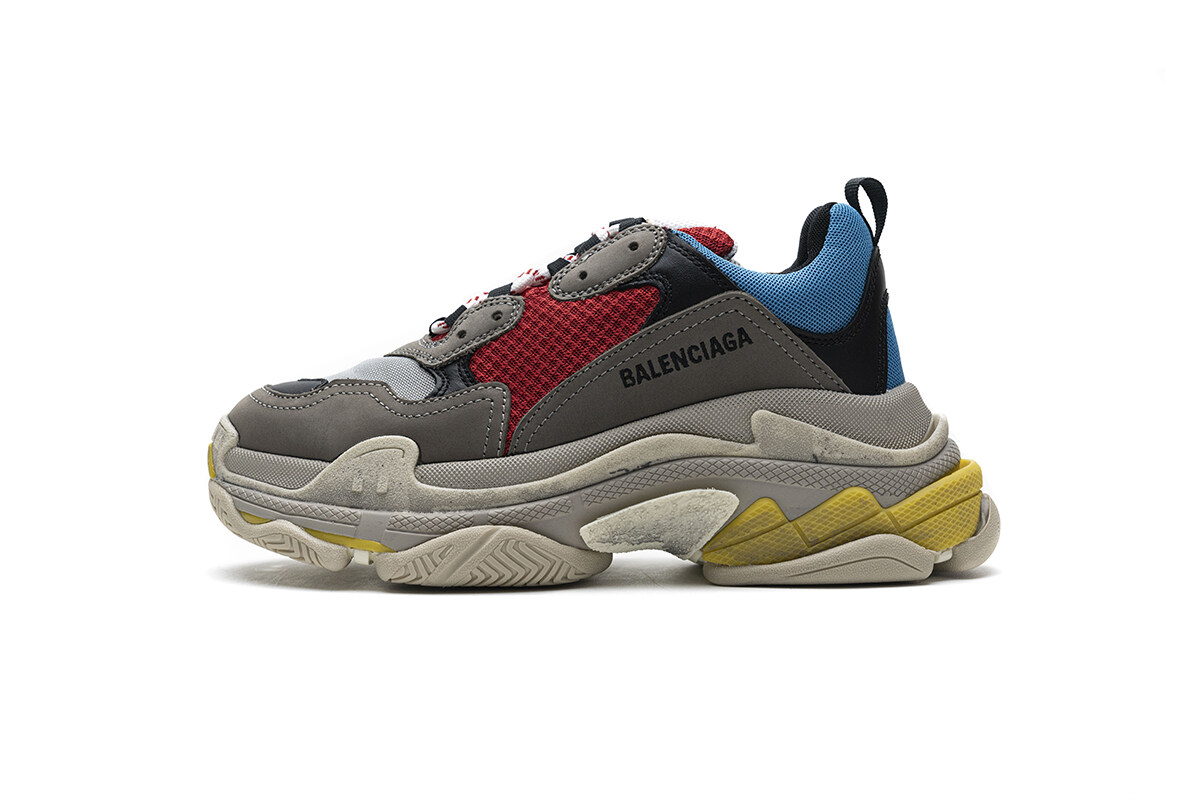 Balenciaga Triple S Blue Red 483513 W06E3 4365