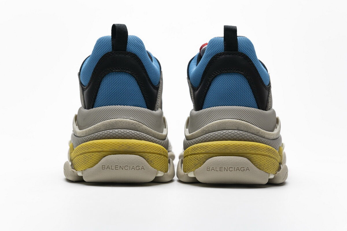 Balenciaga Triple S Blue Red 483513 W06E3 4365