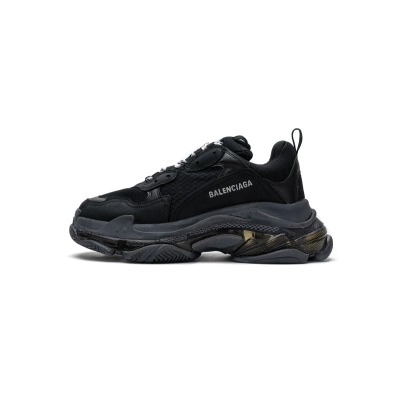 Balenciaga Triple S Clear Sole Black 541624 W09O1 1000 01