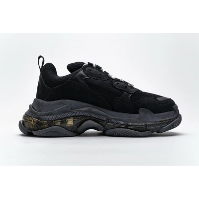 Balenciaga Triple S Clear Sole Black 541624 W09O1 1000 02