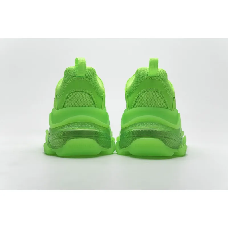 Balenciaga Triple S Fluorescent Green 544351 W09O1 3802