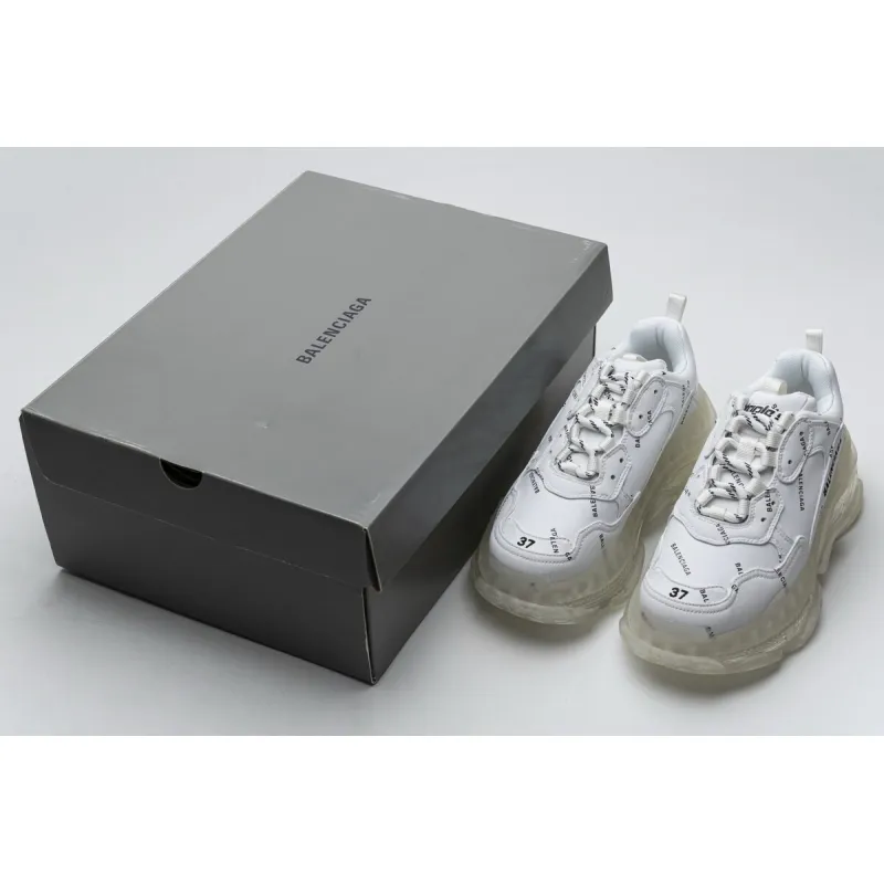 Balenciaga Triple S Letter White 524039 W09E1 2021