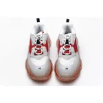 Balenciaga Triple S White Red 544351 W09E1 4552