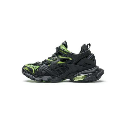 Balenciaga Track 2 Sneaker Black Green 568615 W2GN1 1012 01
