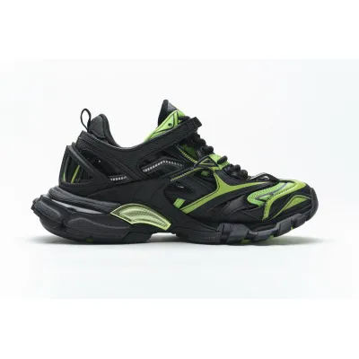Balenciaga Track 2 Sneaker Black Green 568615 W2GN1 1012 02