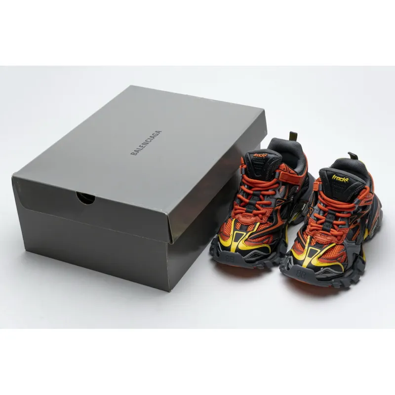 Balenciaga Track 2 Sneaker Black Orange 568614 W2GN8 2008