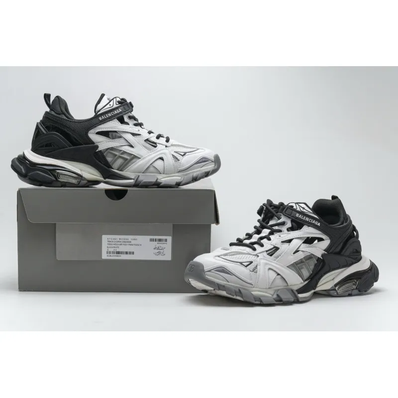 Balenciaga Track 2 Sneaker Black White 570391 W2GN3 1090