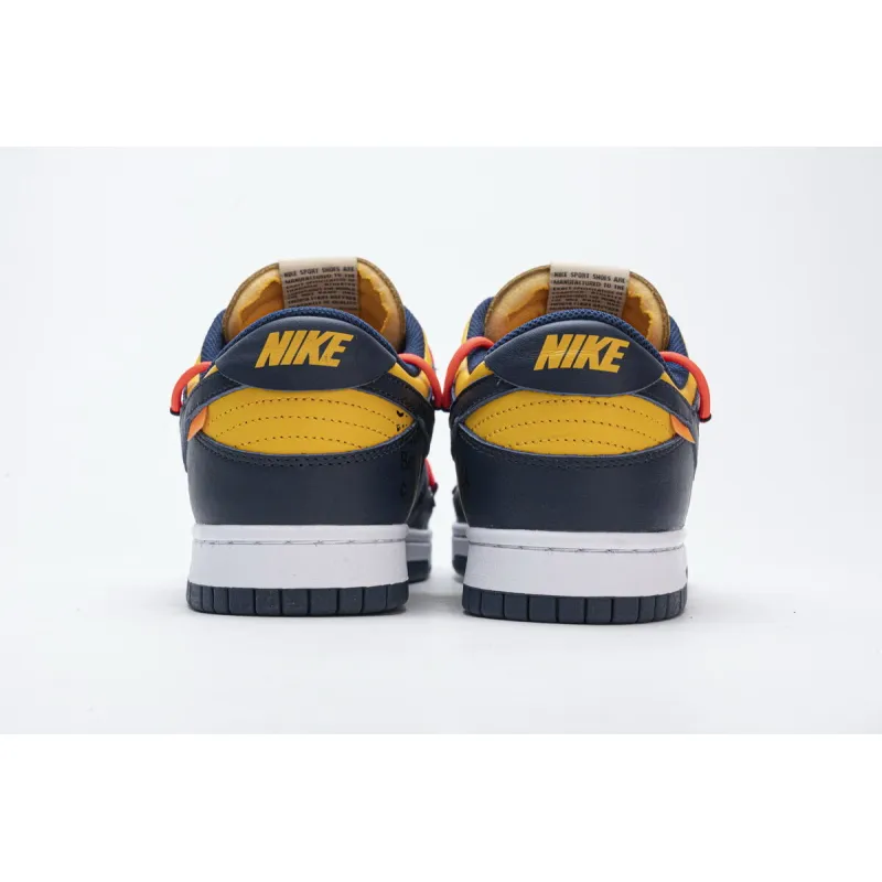 Nike Dunk Low Off White University Gold Midnight Navy CT0856-700