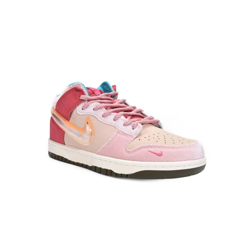 Nike Dunk Mid Social Status Free Lunch Strawberry Milk DJ1173-600