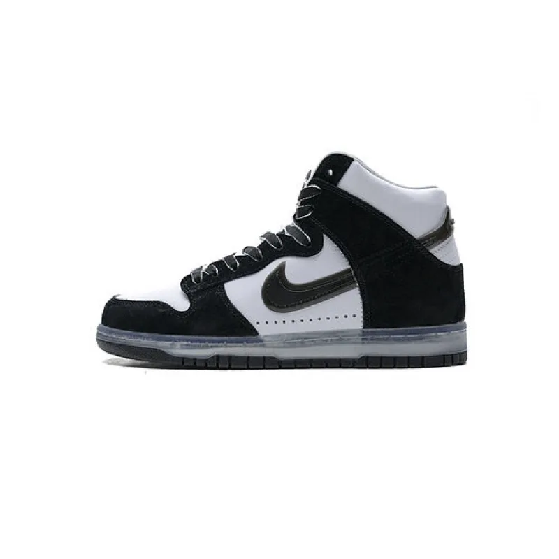 Slam Jam x Nike SB Dunk High “Black White” DA1639-101