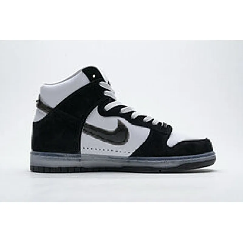 Slam Jam x Nike SB Dunk High “Black White” DA1639-101