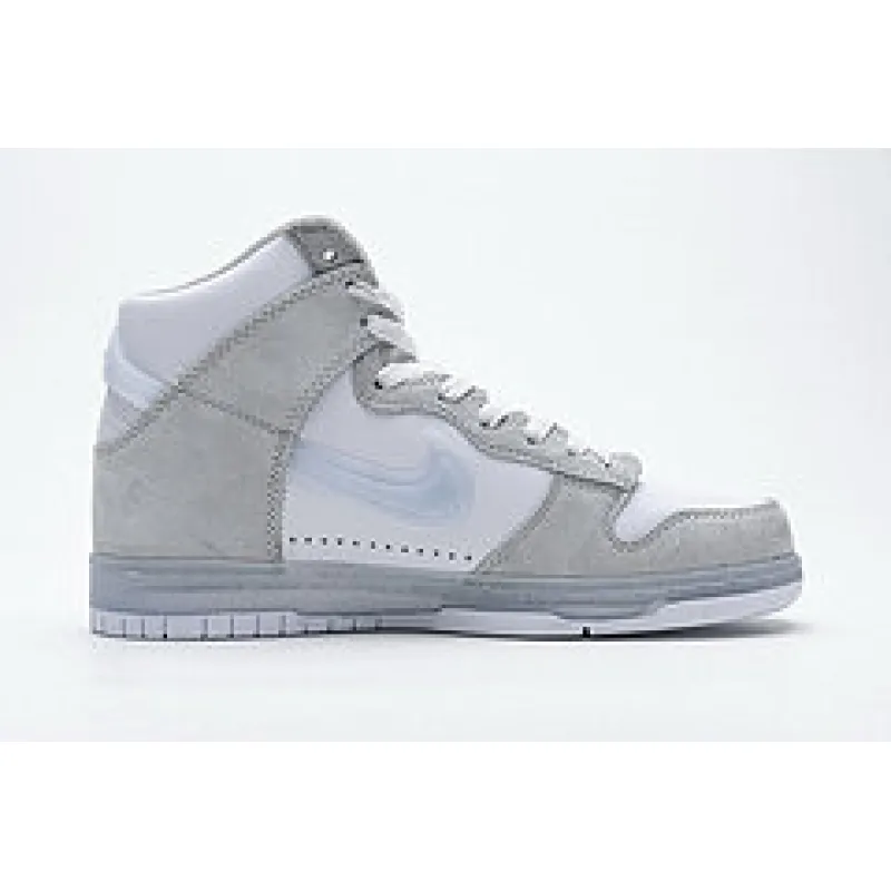 Slam Jam x Nike SB Dunk High “White Platinum” DA1639-100