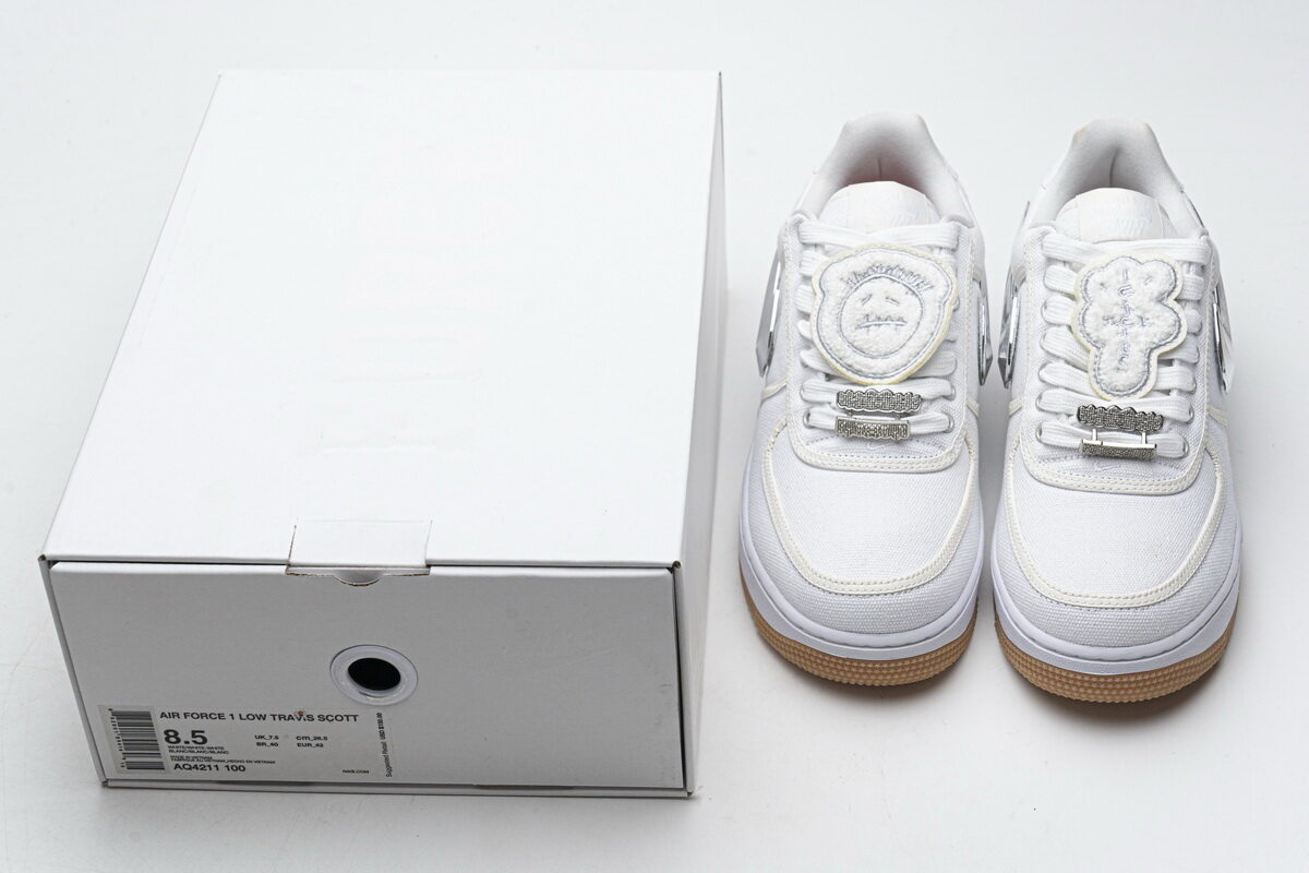 Nike Travis Scott x Nike Air Force 1“White” AQ4211-100