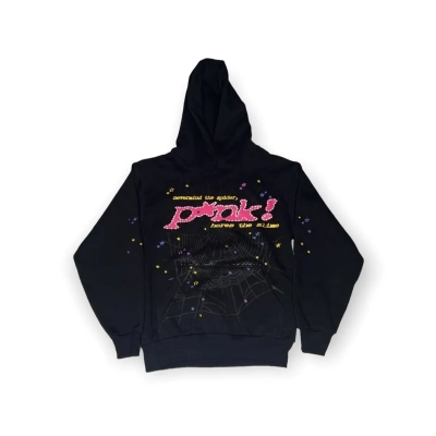 Sp5der Hoodie Black 01