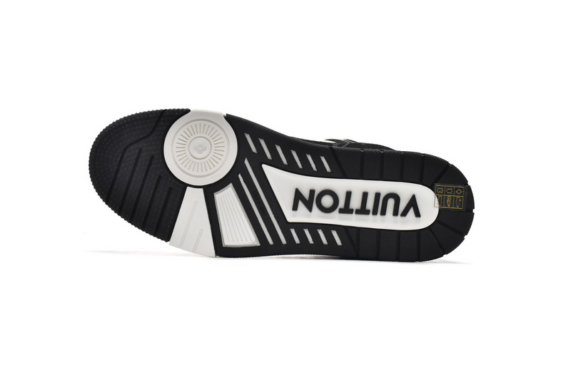 Louis Vuitton Trainer Black And White Cloth Cover VL1202 