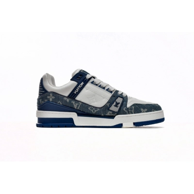 Louis Vuitton Trainer Cowboy Blue FD0291 02