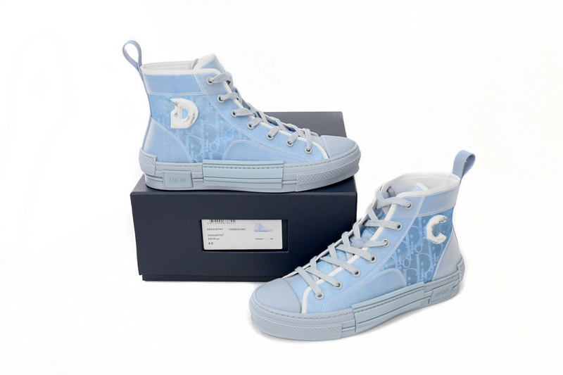 Dior B23 High Top Daniel Arsham Light Blue 3SH118YUP_H561