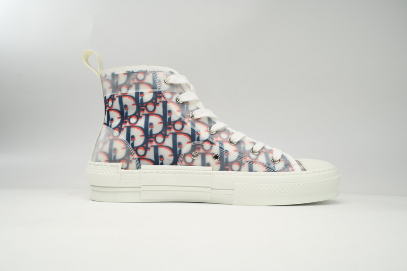 Dior B23 High Top Red Blue Oblique 3SH118YTG_H563