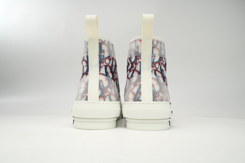 Dior B23 High Top Red Blue Oblique 3SH118YTG_H563