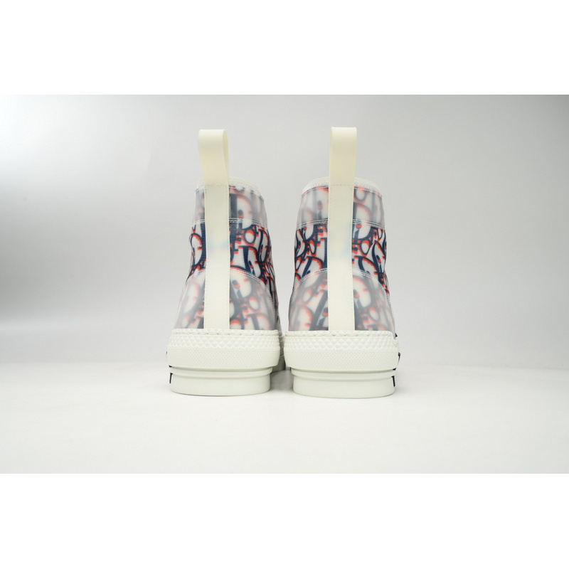 Dior B23 High Top Red Blue Oblique 3SH118YTG_H563