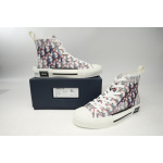 Dior B23 High Top Red Blue Oblique 3SH118YTG_H563