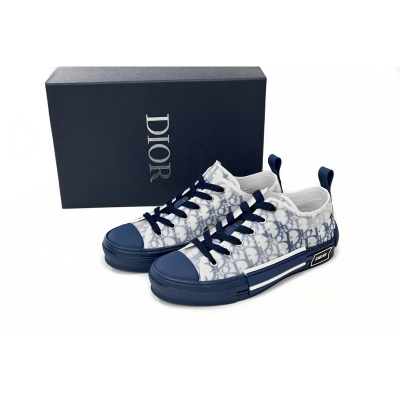 Dior B23 Low Top Blue Oblique 3SN249YNT_H565