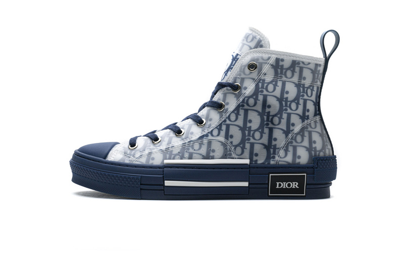Dior B23 High Top Blue Oblique 3SH118YNT_H565