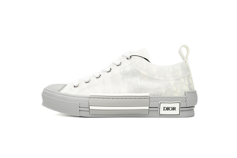 Dior B23 Low Top Oblique Rank Silver Gray 3SN272ZIR 16536 