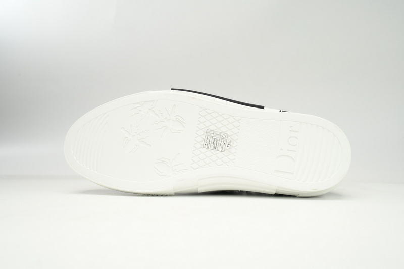 Dior B23 High Top Black and White Oblique Transparency 3SN272ZIR 16536