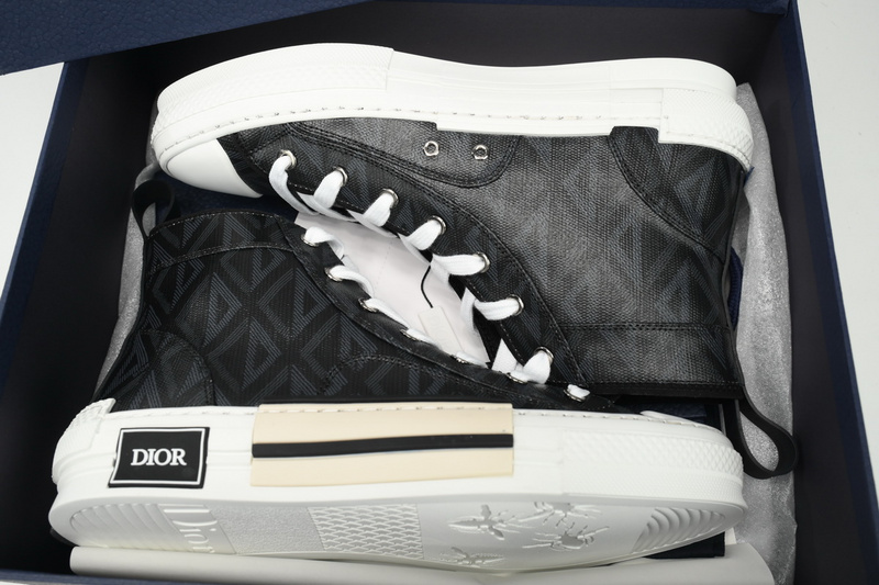 Dior B23 High Top Black CD Diamond