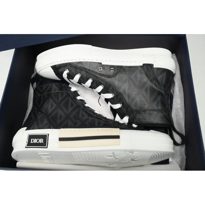 Dior B23 High Top Black CD Diamond