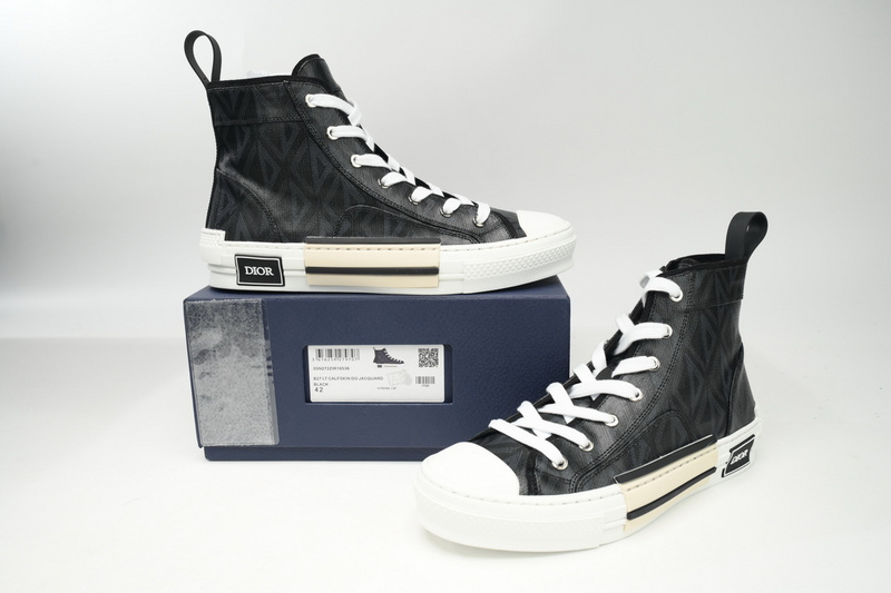 Dior B23 High Top Black CD Diamond