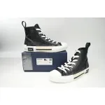 Dior B23 High Top Black CD Diamond