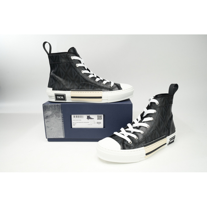 Dior B23 High Top Black CD Diamond