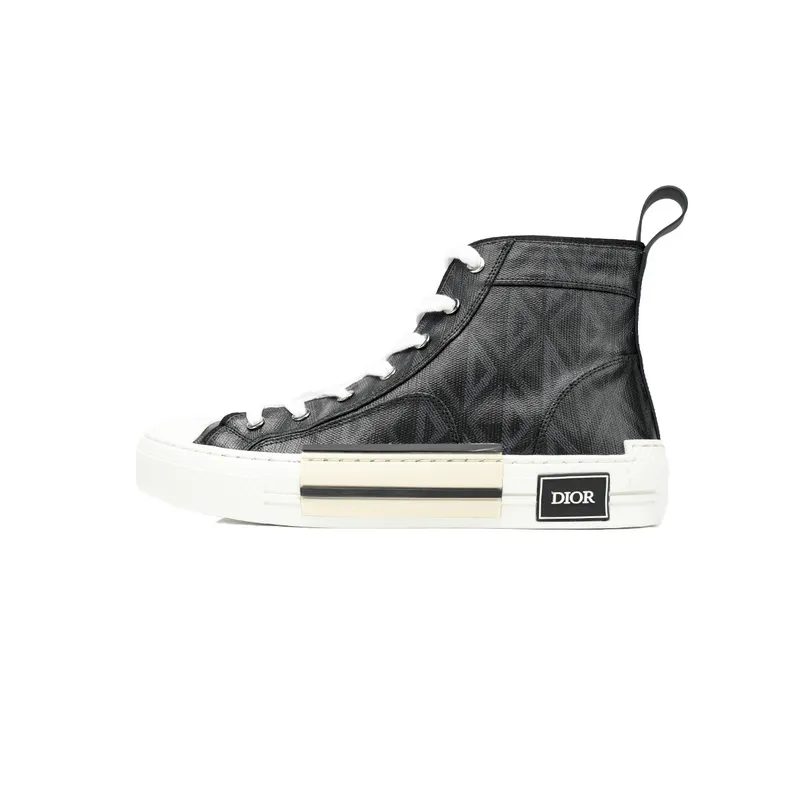 Dior B23 High Top Black CD Diamond