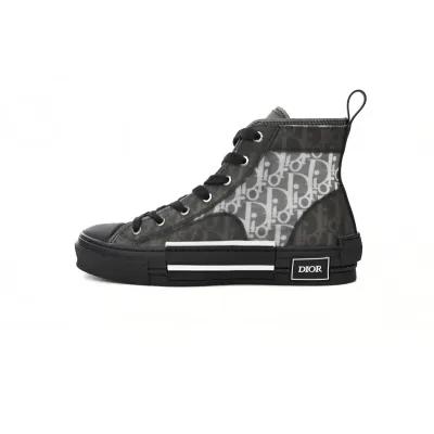 Dior B23 High Top Canvas Oblique Black 3SH118YJP_H960 01