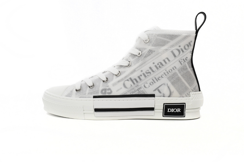 Dior B23 High Top Daniel Arsham Newspaper 3SH118YUO_H069