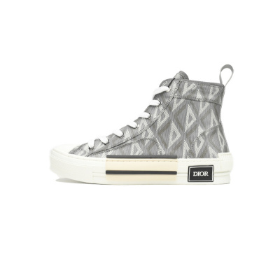 Dior B23 High Top Gray CD Diamond 3SH118ZPP_H868 01
