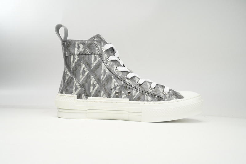Dior B23 High Top Gray CD Diamond 3SH118ZPP_H868