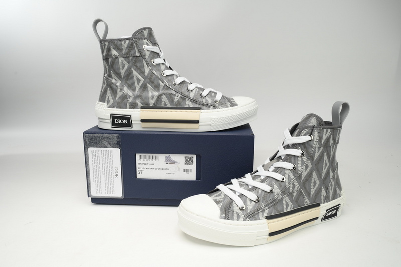 Dior B23 High Top Gray CD Diamond 3SH118ZPP_H868