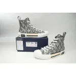 Dior B23 High Top Gray CD Diamond 3SH118ZPP_H868