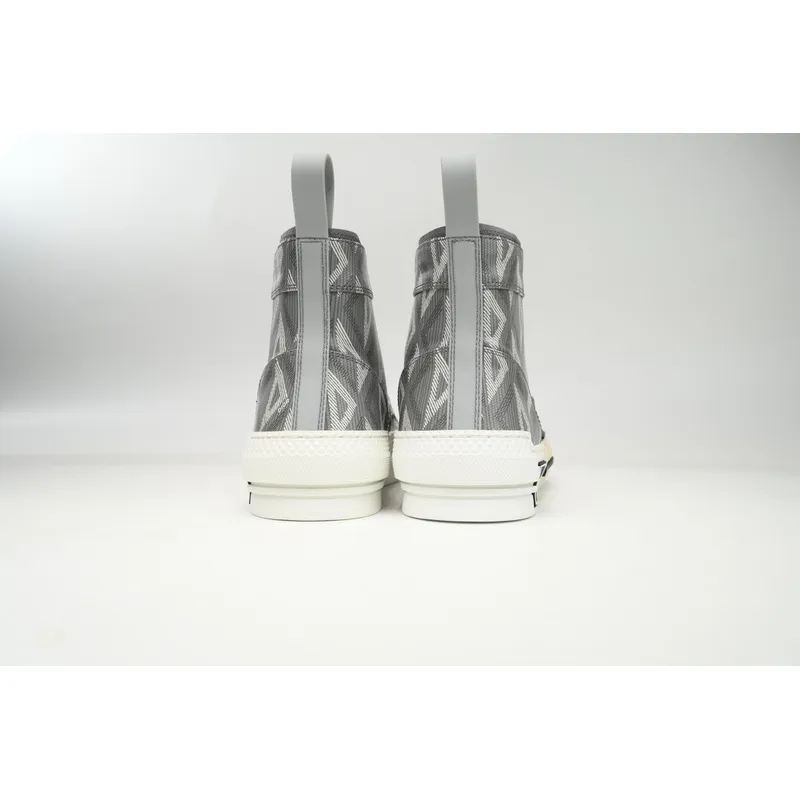 Dior B23 High Top Gray CD Diamond 3SH118ZPP_H868