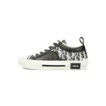 Dior B23 Low Top Black and White Oblique Transparency 3SN272ZIR 16536 